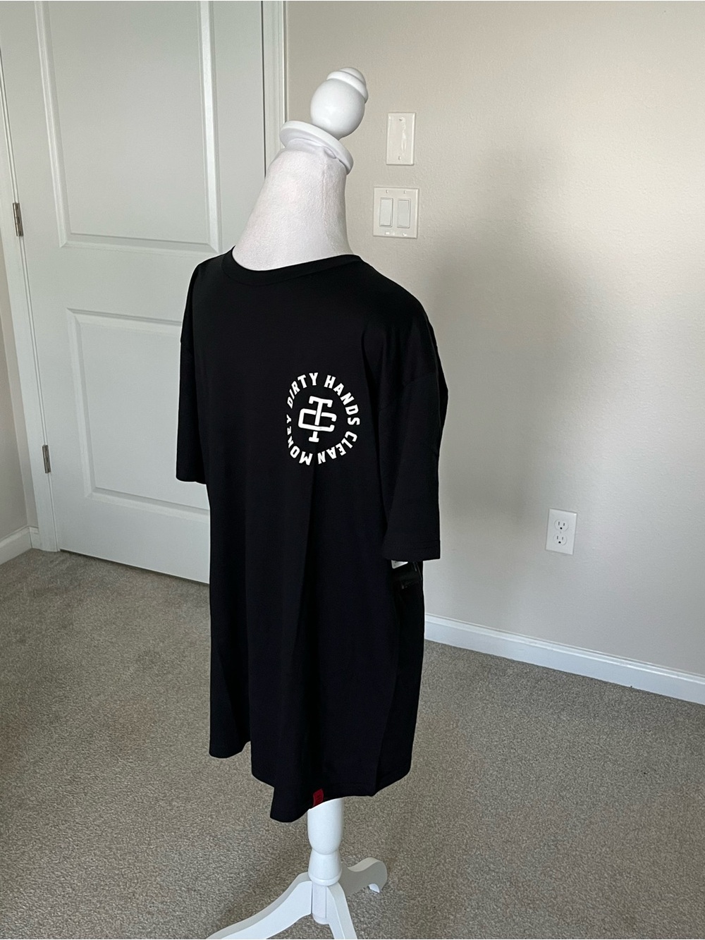 NWT Troll Co. Dirty Hands Clean Money Black Short Sleeve T-Shirt Size L & 3X - Picture 4 of 12